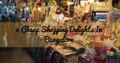 shopping in bangalore