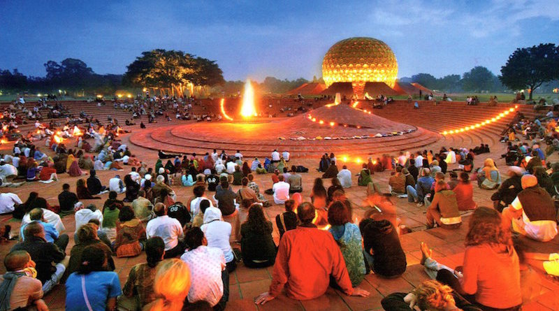 Auroville Bonfire
