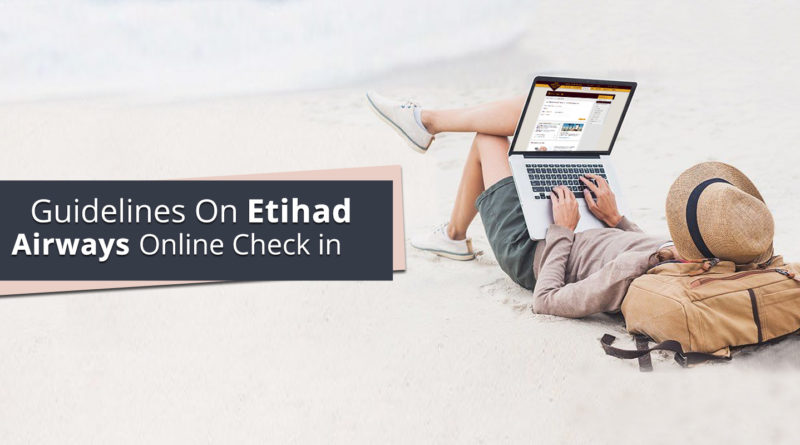 Etihad Airways Online check in
