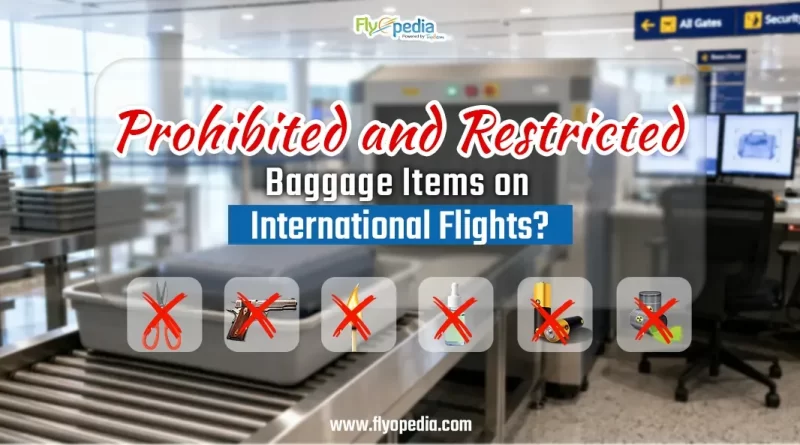 Prohibited and Restricted Baggage Items on International Flights