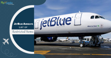 JetBlue Airways List of Restricted Items