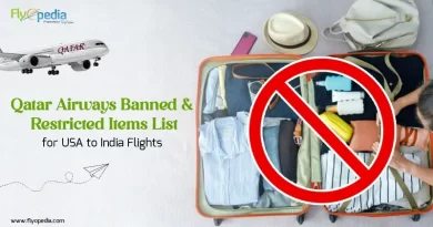 Qatar Airways Banned & Restricted Items List for USA to India Flights copy