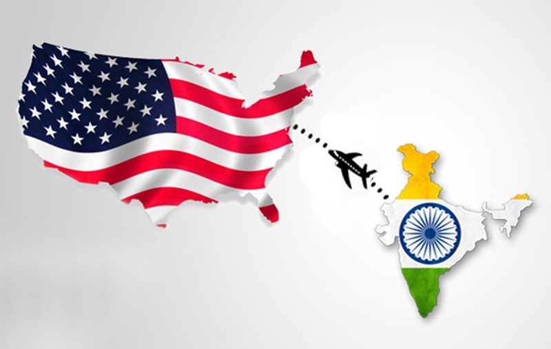 travel time from india to usa