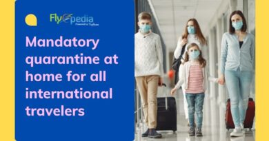 Mandatory quarantine at home for all international travelers