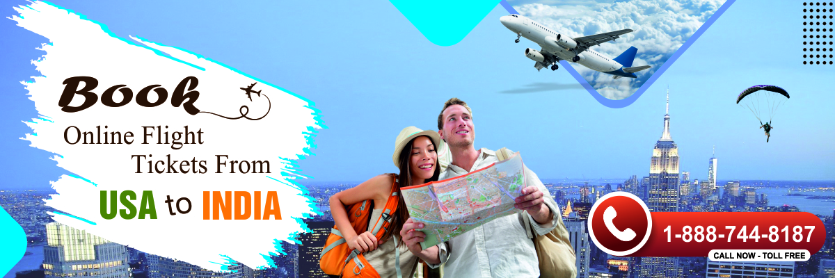Book online flight tickets from USA to India