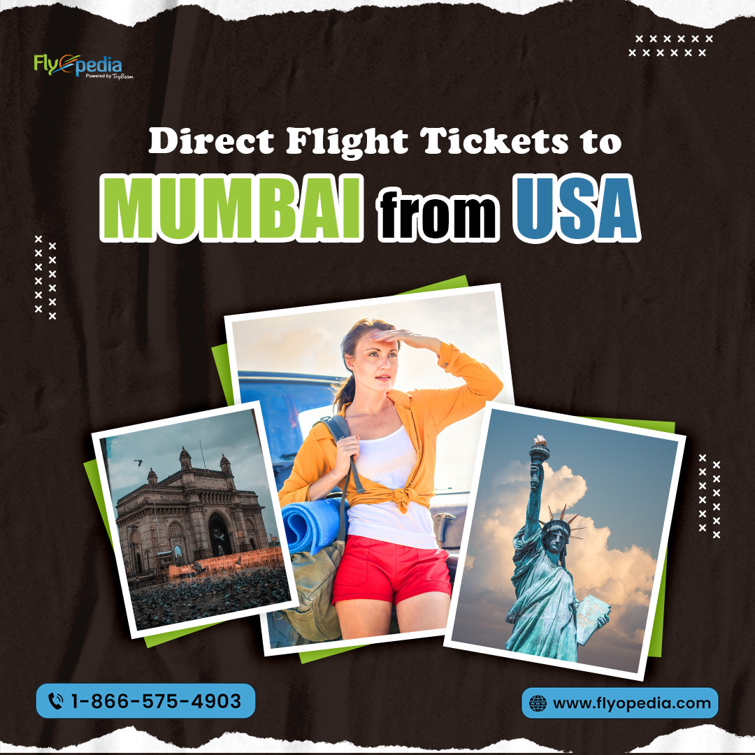 Direct flight tickets to Mumbai from USA