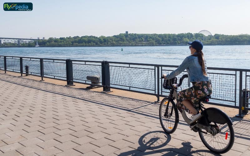 Exercise yourself up with riverfront cycling