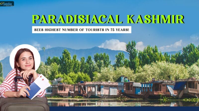 Paradisiacal Kashmir sees highest number of tourists in 75 years