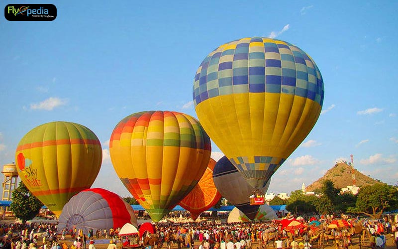 Take a super fun ride in the Hot Air Balloons