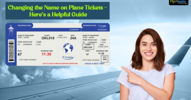 Changing the Name on Plane Tickets