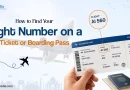 How to Find Your Flight Number on a Ticket or Boarding Pass
