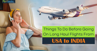 Things To Do Before Going On Long Haul Flights From USA To India
