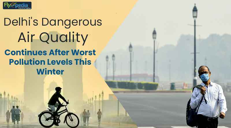 Delhi's Dangerous Air Quality Continues After Worst Pollution Levels This Winter