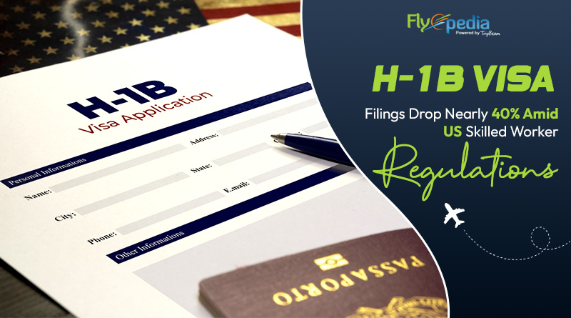 H 1B Visa Filings Drop Nearly 40% Amid US Skilled Worker Regulations