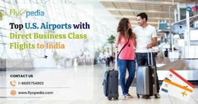 Top U S Airports with Direct Business Class Flights to India