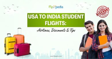 USA to India Student Flights Airlines Discounts & Tips