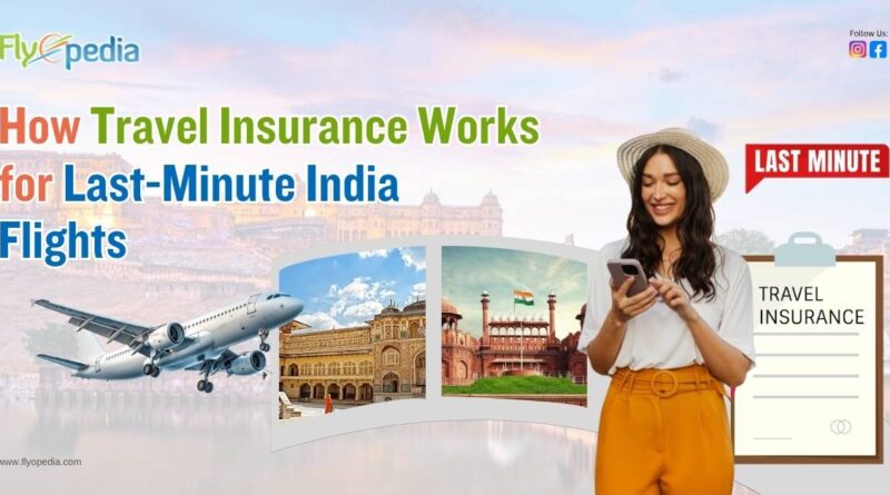 How Travel Insurance Works for Last Minute India Flights