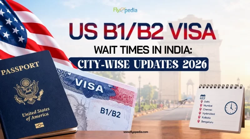 US B1 B2 Visa Wait Times in India City Wise Updates 2026