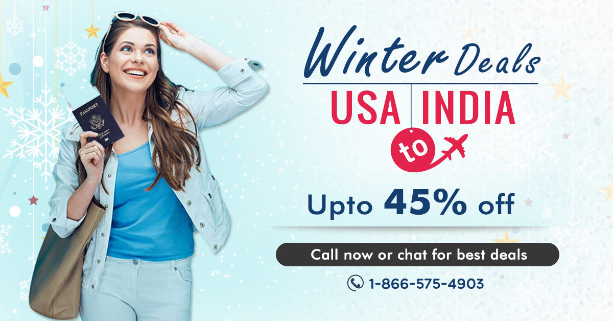 Winter Special Flight Sale From USA To India