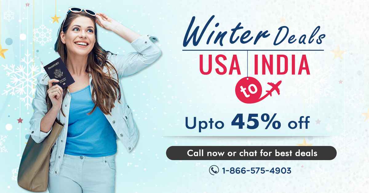 Winter Flight Deals from USA to India